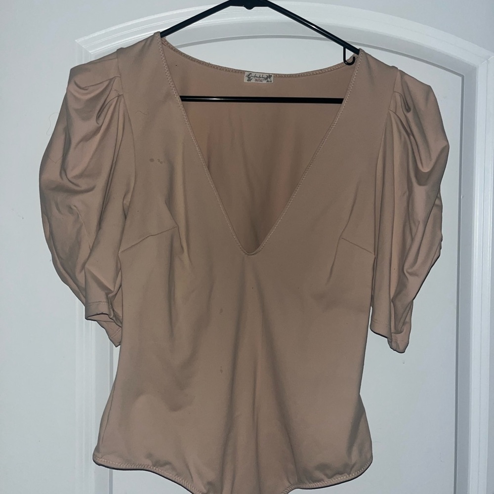 Tan bodysuit